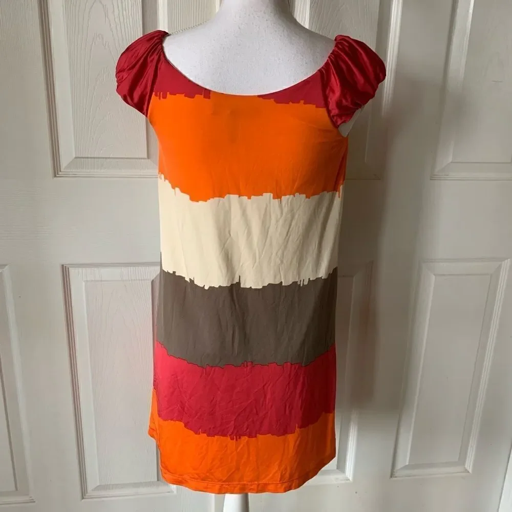 🎄BCBGMaxazria Striped Straight Mini Dress - Picture 4 of 8